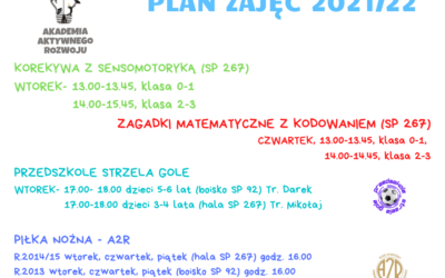 Plan zajęć 2021/22